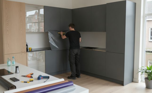 Keuken wrappen in Harderwijk geeft je keuken snel een moderne upgrade