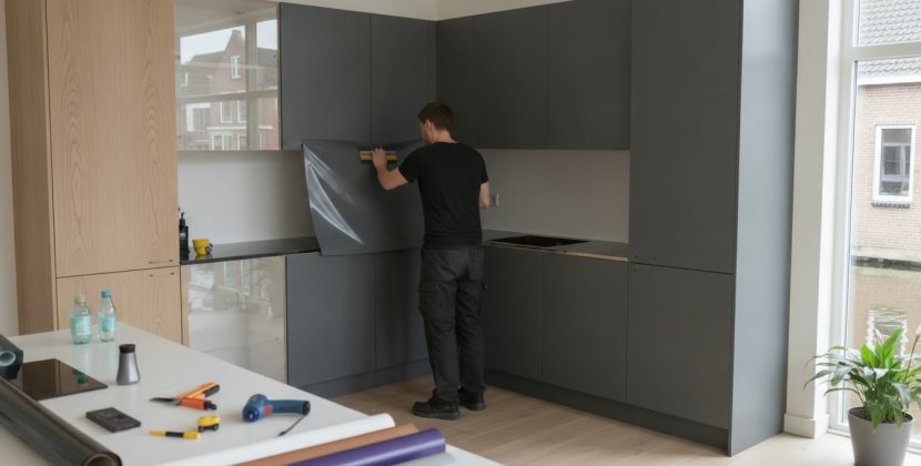 Keuken wrappen in Harderwijk geeft je keuken snel een moderne upgrade
