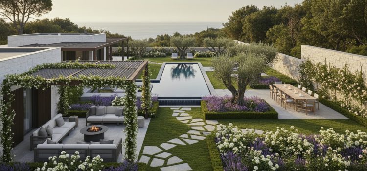 Tuinontwerp laten maken voor een stijlvolle en exclusieve villatuin