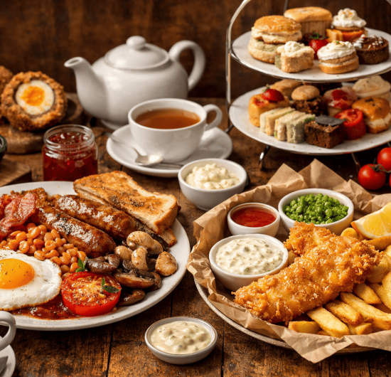 Culinaire reis door Engeland ontdek de smaken van het Verenigd Koninkrijk