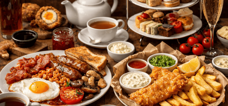 Culinaire reis door Engeland ontdek de smaken van het Verenigd Koninkrijk