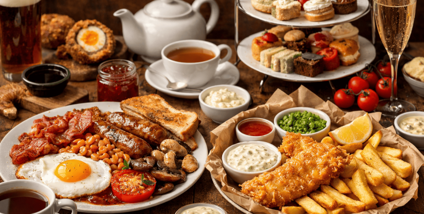 Culinaire reis door Engeland ontdek de smaken van het Verenigd Koninkrijk